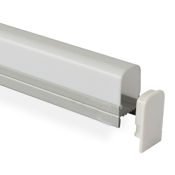 HL-BAPL031 Height 15mm Ceiling Recessed Extruded Aluminum Channel Profile Good heatsink For Width 19.6mm LED ribbon lights